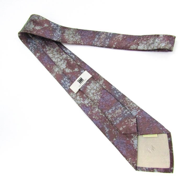  I m Pro duct brand necktie total pattern floral print silk made in Japan men's Brown im product