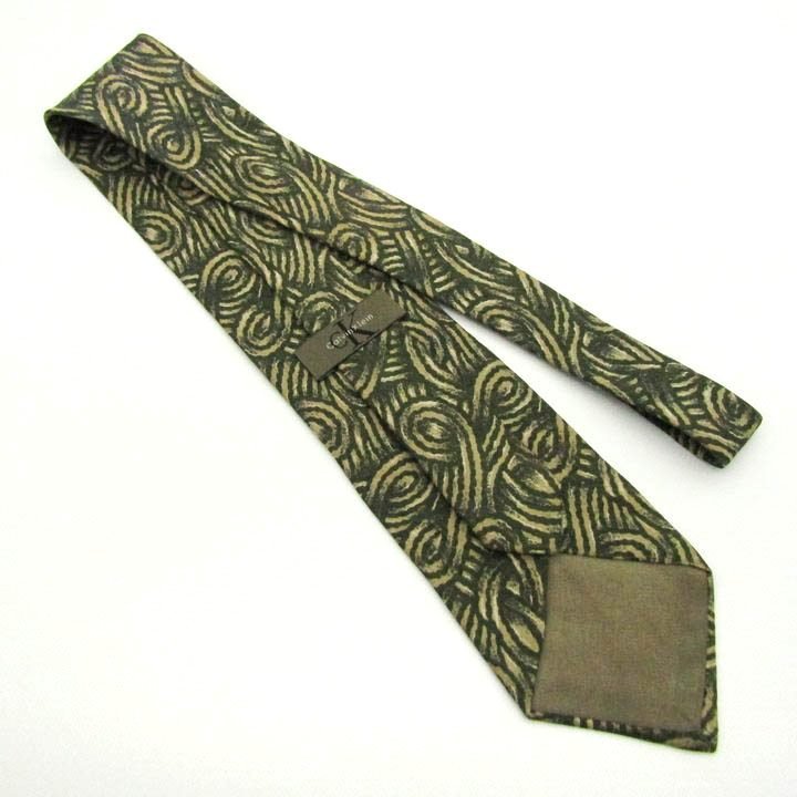 [ superior article ] Calvin Klein Calvin Klein. what pattern silk total pattern men's necktie green brand 