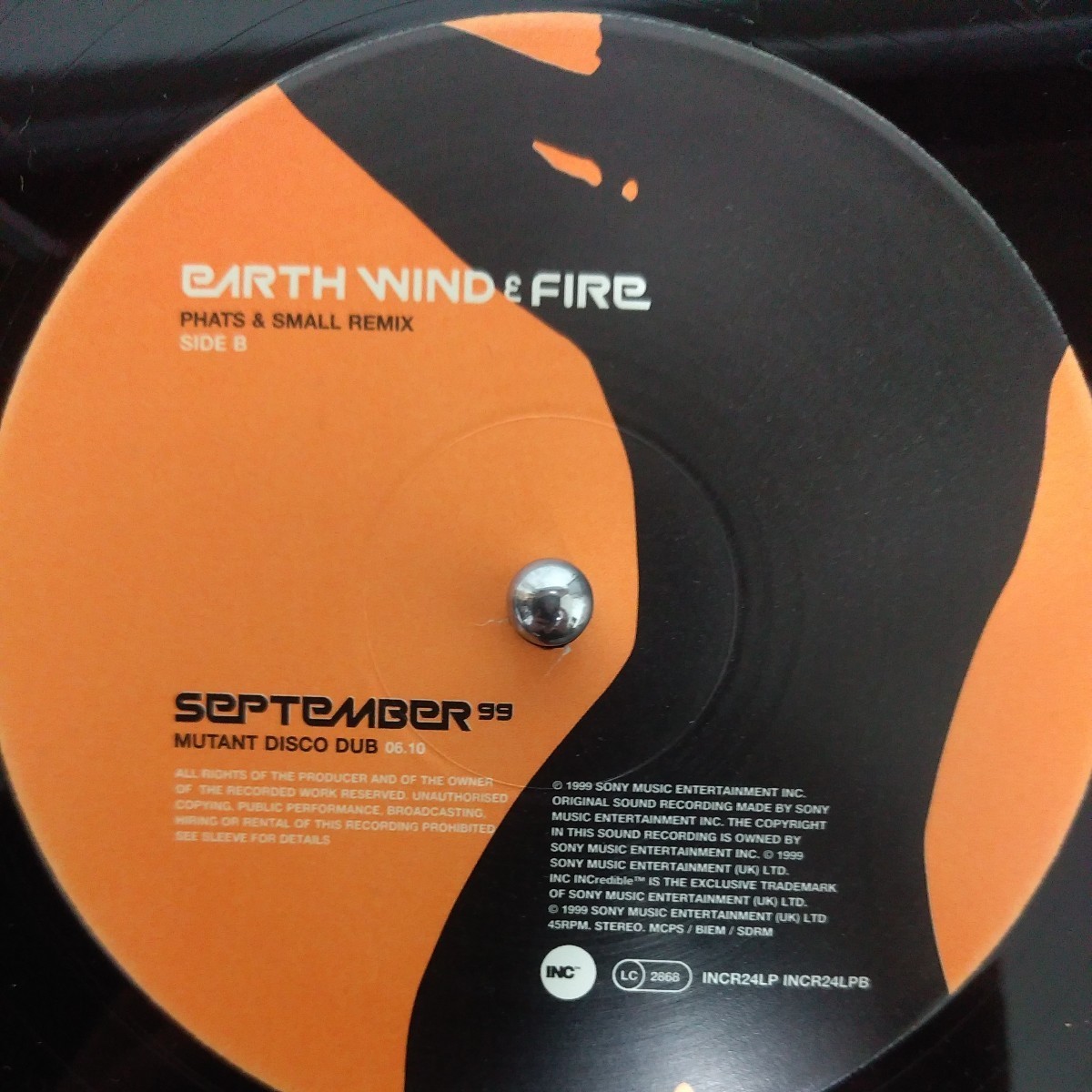 12inch UK盤/EARTH WIND & FIRE SEPTEMBER 99_画像4
