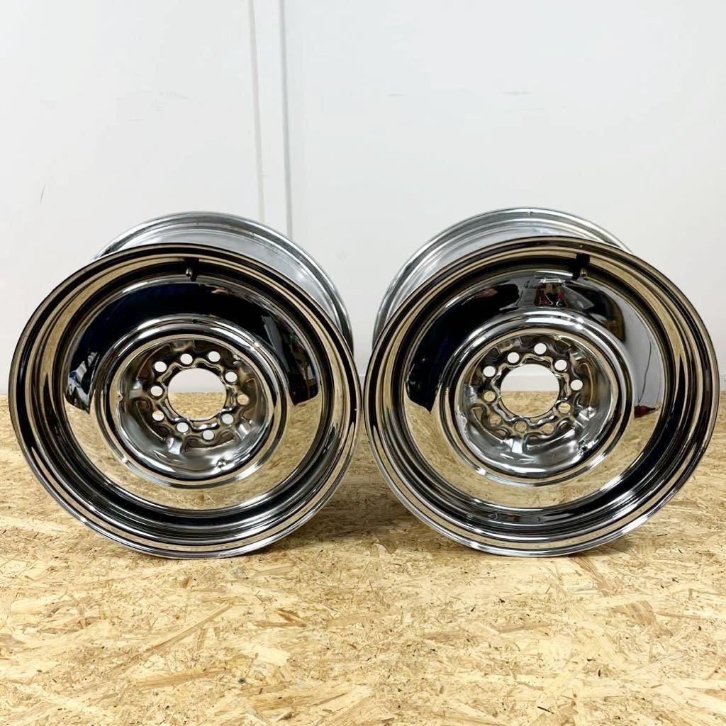 ホイール・ヴィンティークス Wheel Vintiques Inc.ホッドロッドスチールホイール DOT USA T 15×7JJ. 2 10 01 .2 25 00 1507 LD CRC_画像5