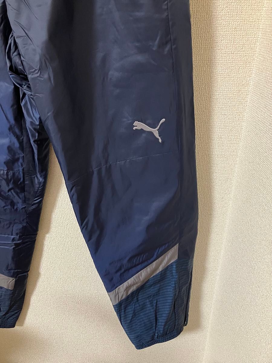 プーマ PUMA メンズ ピステパンツ TEAMFINAL 中綿 ウーブンパンツ XL ネイビー 658189 06 ロングパンツ