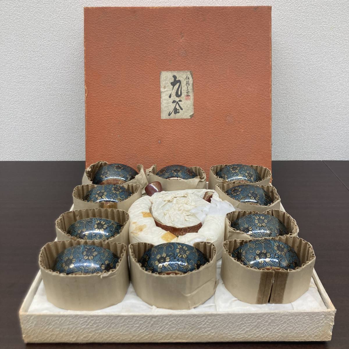 九谷焼 茶器セット 10客揃 伝統工芸品 茶道具 湯呑み 急須_画像1