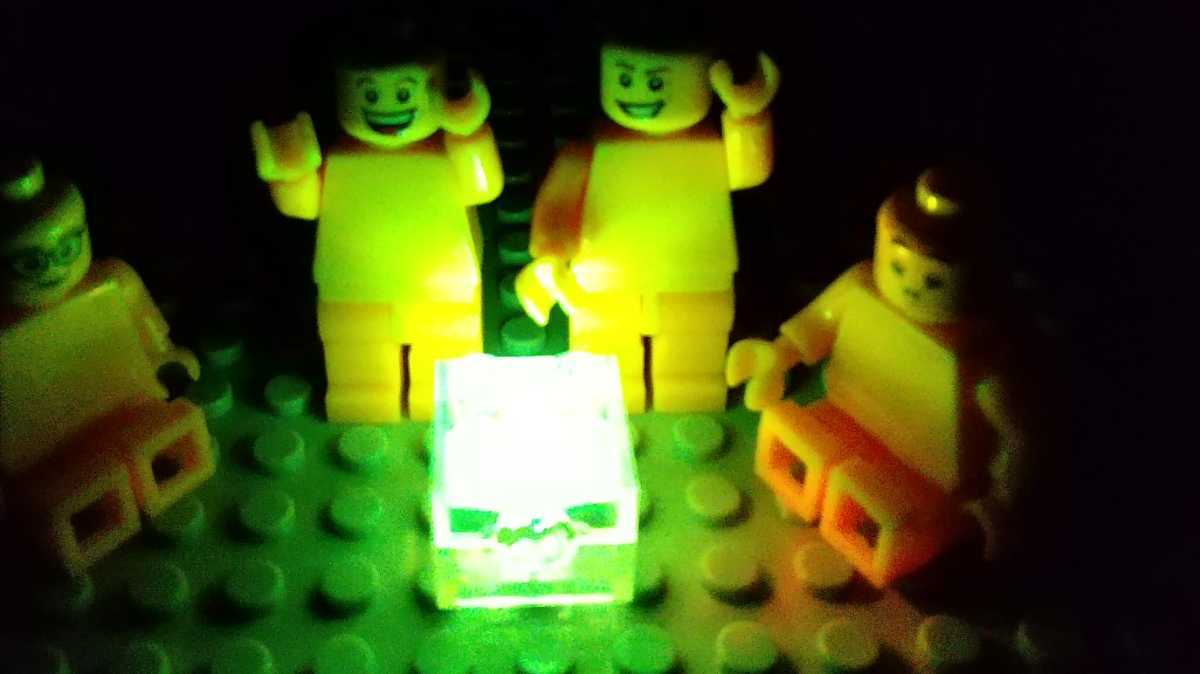 LEDライトブロック　LEGO互換　匿名配送　レゴ　誕生日プレゼント　インテリア　光る　虹色　カラー イルミネーション　ホワイトデー_画像5