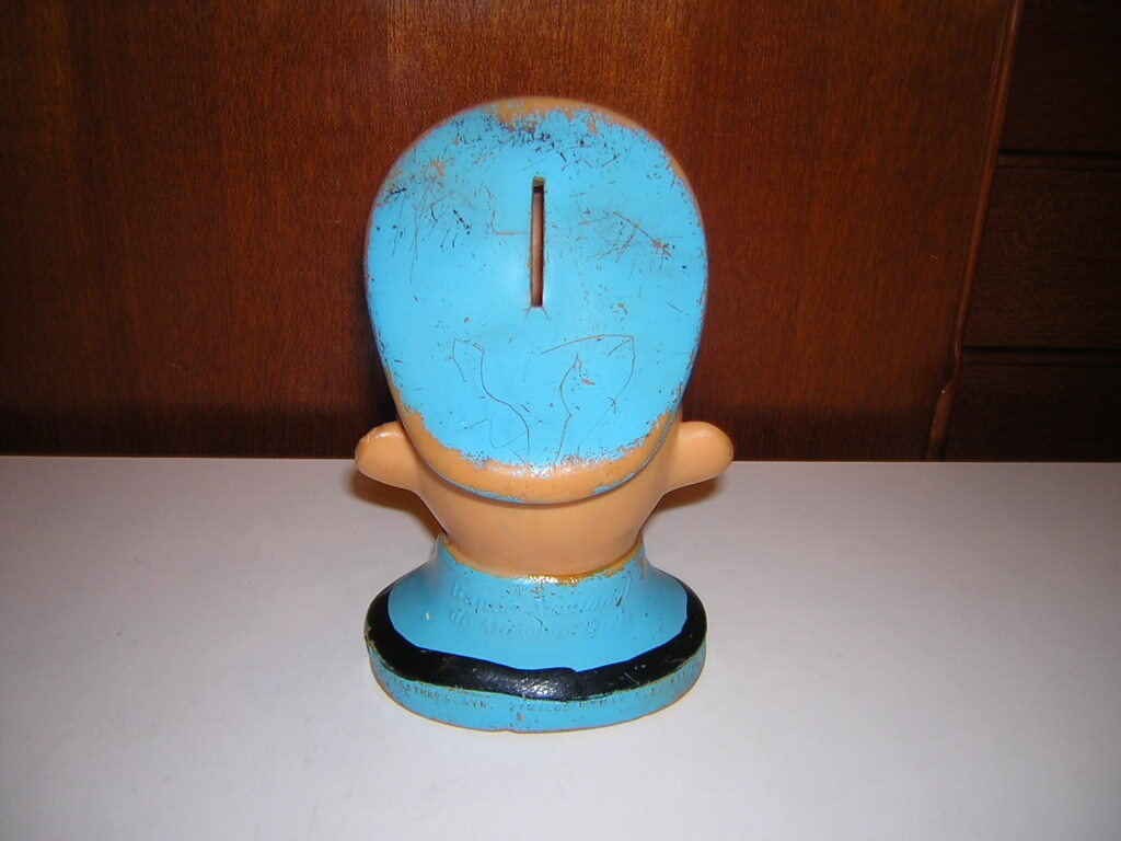 1960*s VINILOS ROMAY company POPEYE Popeye savings box sofvi Vintage figure doll vi ni Roth ro my company 