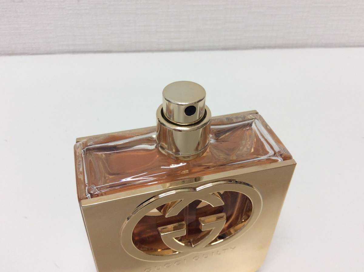 ■2716　GUCCI グッチ GUILTY ギルティ 香水 EDT オードトワレ ユニセックス 75ml 残9割以上 箱付き_画像5