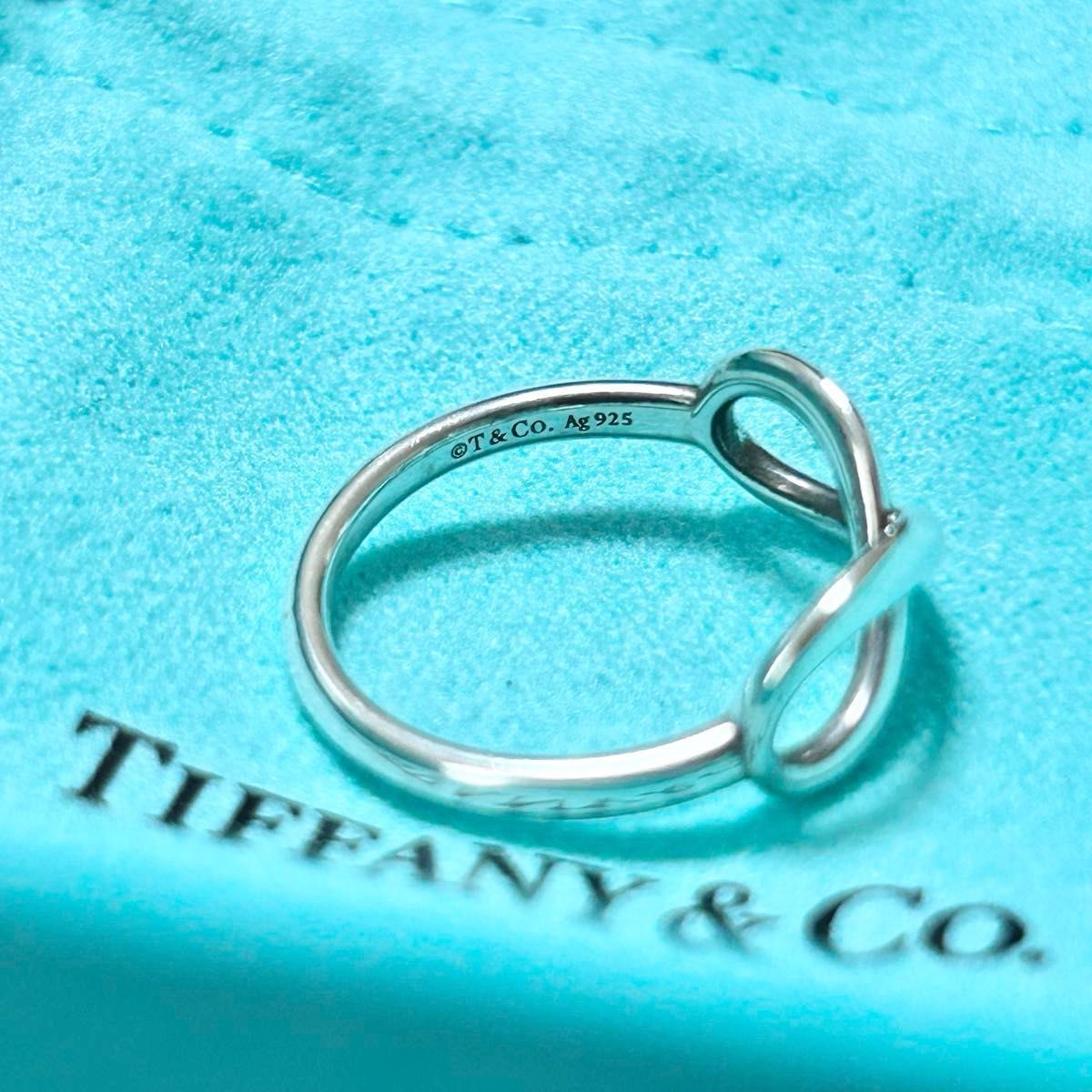 ティファニー　インフィニティ　リング　7号　指輪　Tiffany シルバー　美品　安室奈美恵