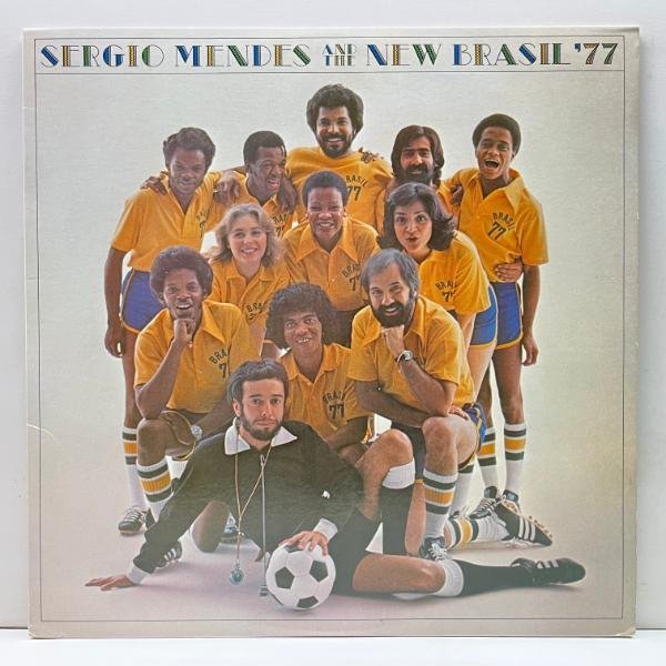 Cut無し!美品! 初版 7E規格 蝶ラベ USオリジナル SERGIO MENDES And The BRASIL '77 (Elektra) スティーヴィの書き下ろし The Real Thing