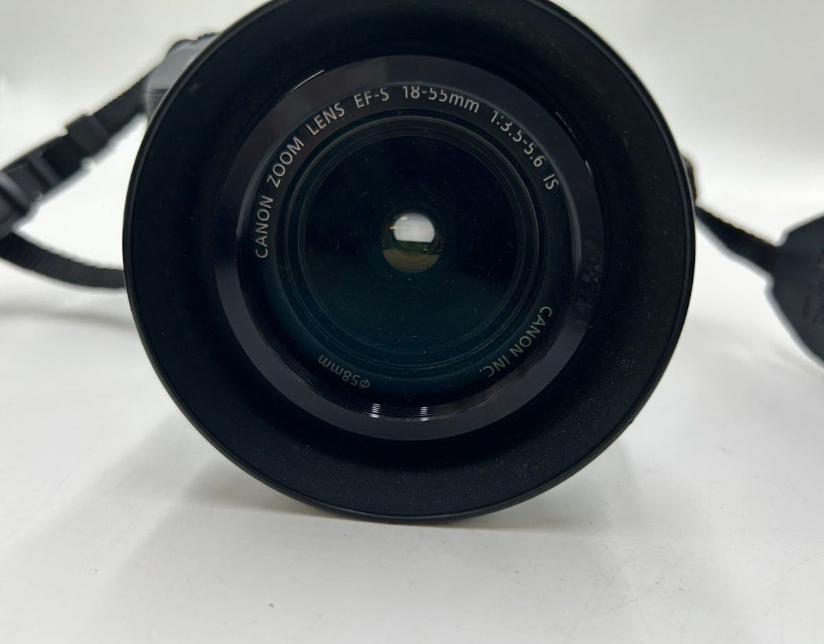 ☆ Canon キャノン EOS Kiss X3 Canon ZOOM LENS EF-S 18-55mm 1:3.5-5.6 IS 付き デジタル一眼_画像8