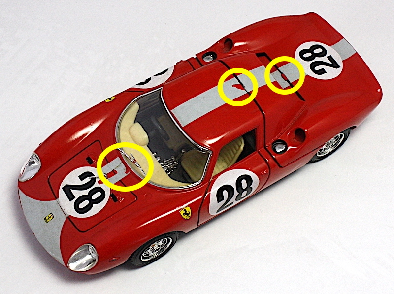 Bburago BBurago 1/24 Ferrari 250 Le Mans (1965) Italy made [ box less ]