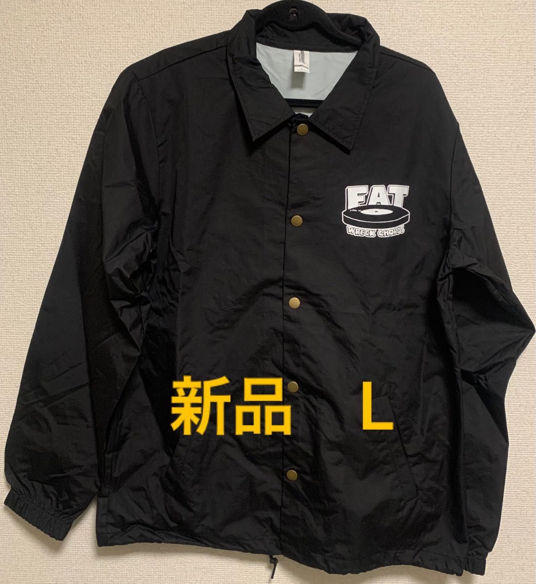 新品 FAT WRECK CHORDS コーチジャケット Lサイズ NOFX ファット 新品 FAT WRECK CHORDS コーチジャケット Lサイズ NOFX ファット