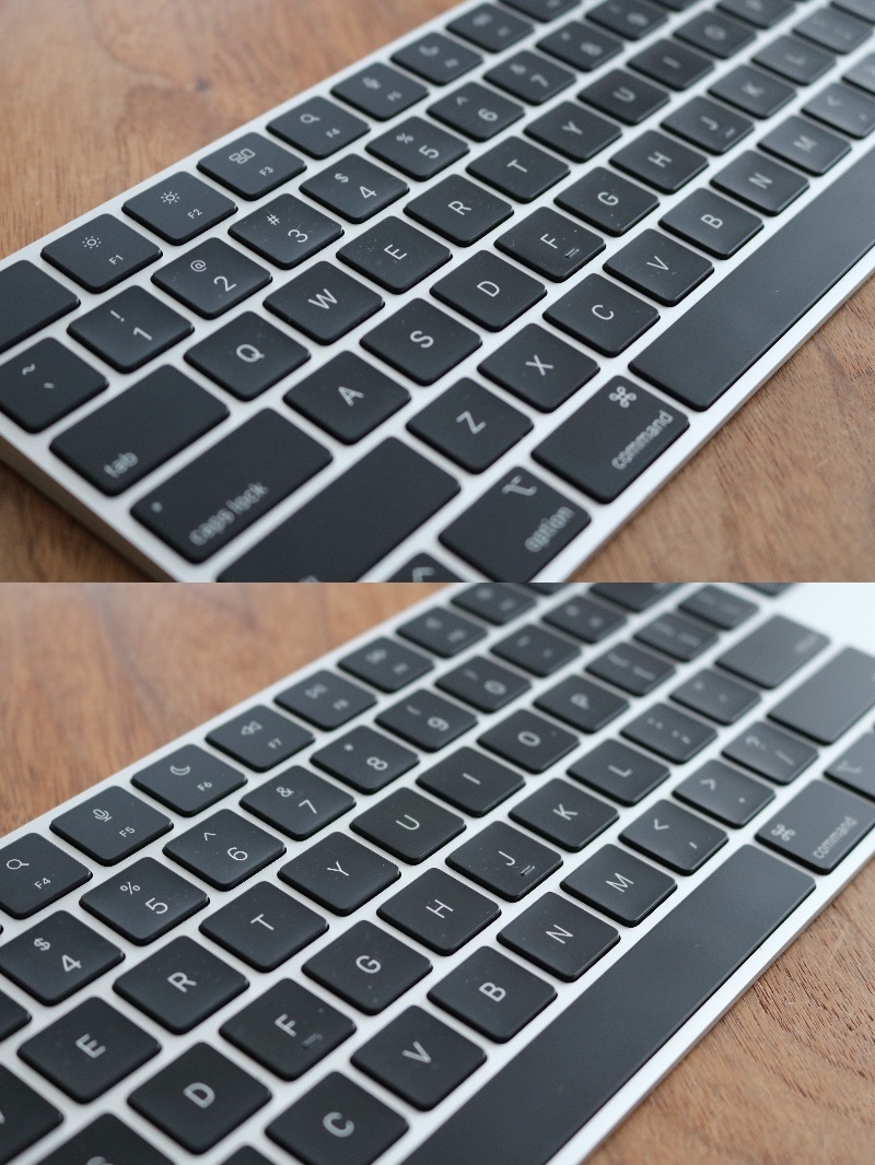 [程度良好/現行モデル] AppleシリコンMacモデル用 Touch ID搭載 Magic Keyboard ブラック テンキー付き/US配列 A2520 MMMR3LL/A Black