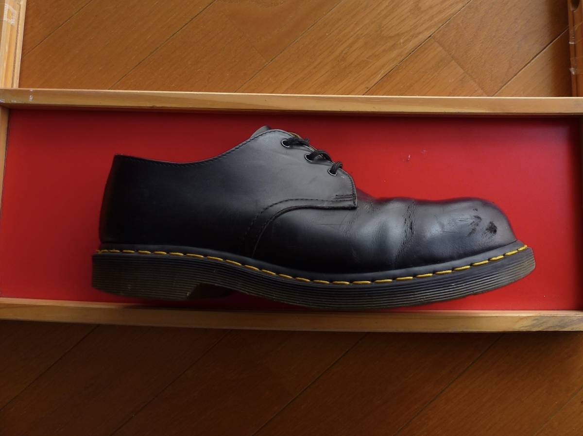 Dr.MARTENS ドクターマーチン 1925 スチールトゥ 3ホールシューズ UK10(29cm ) 黒 即決あり！_画像3