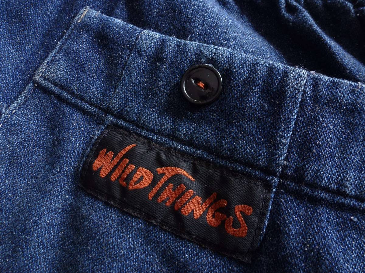 WILD THINGS x KATO Wild Things Kato Denim Baker брюки легкий брюки быстрое решение есть!