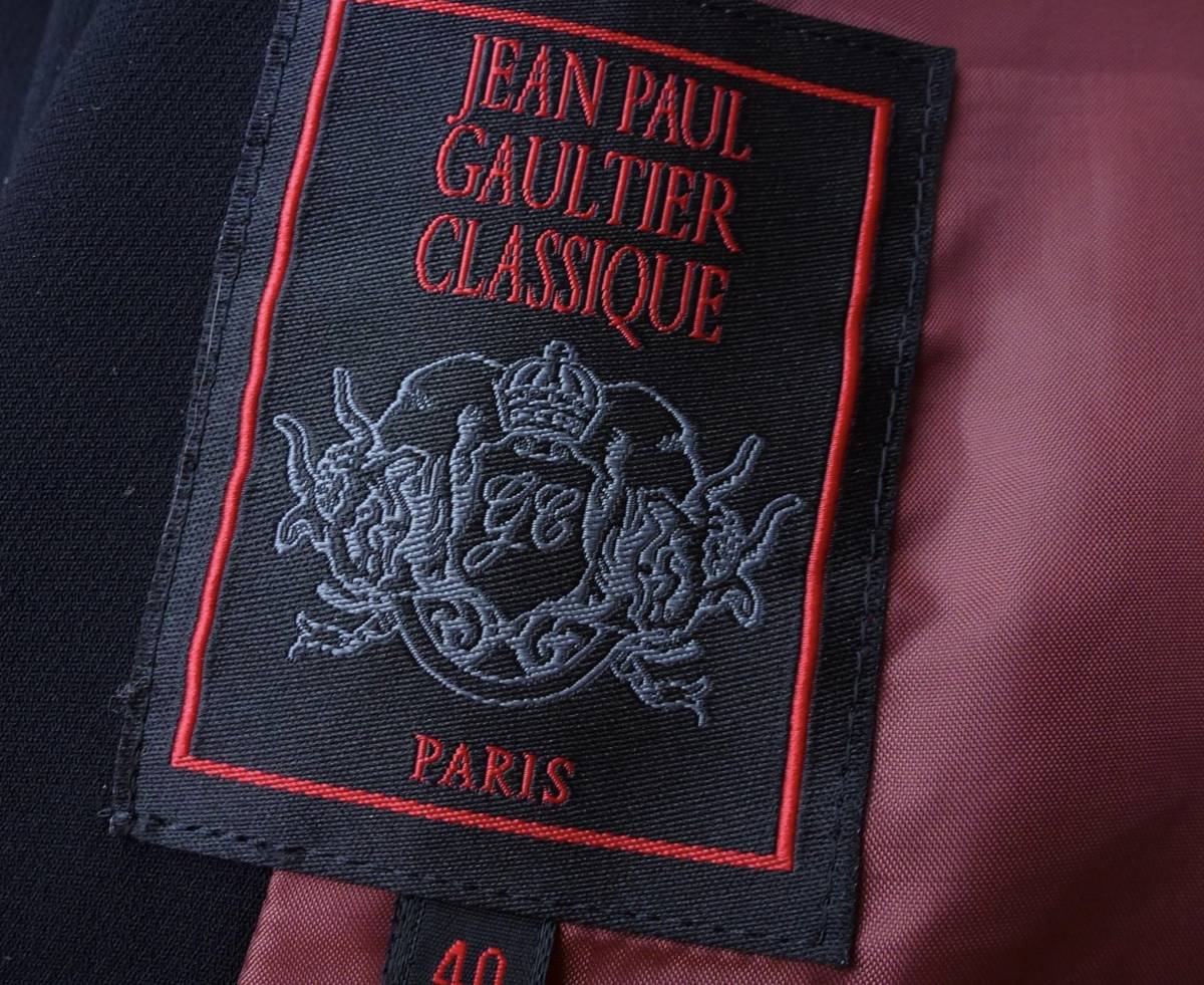 Jean Paul GAULTIER CLASSIQUE ジャンポールゴルチエ クラシック ロングコート/マキシ丈 黒_画像9