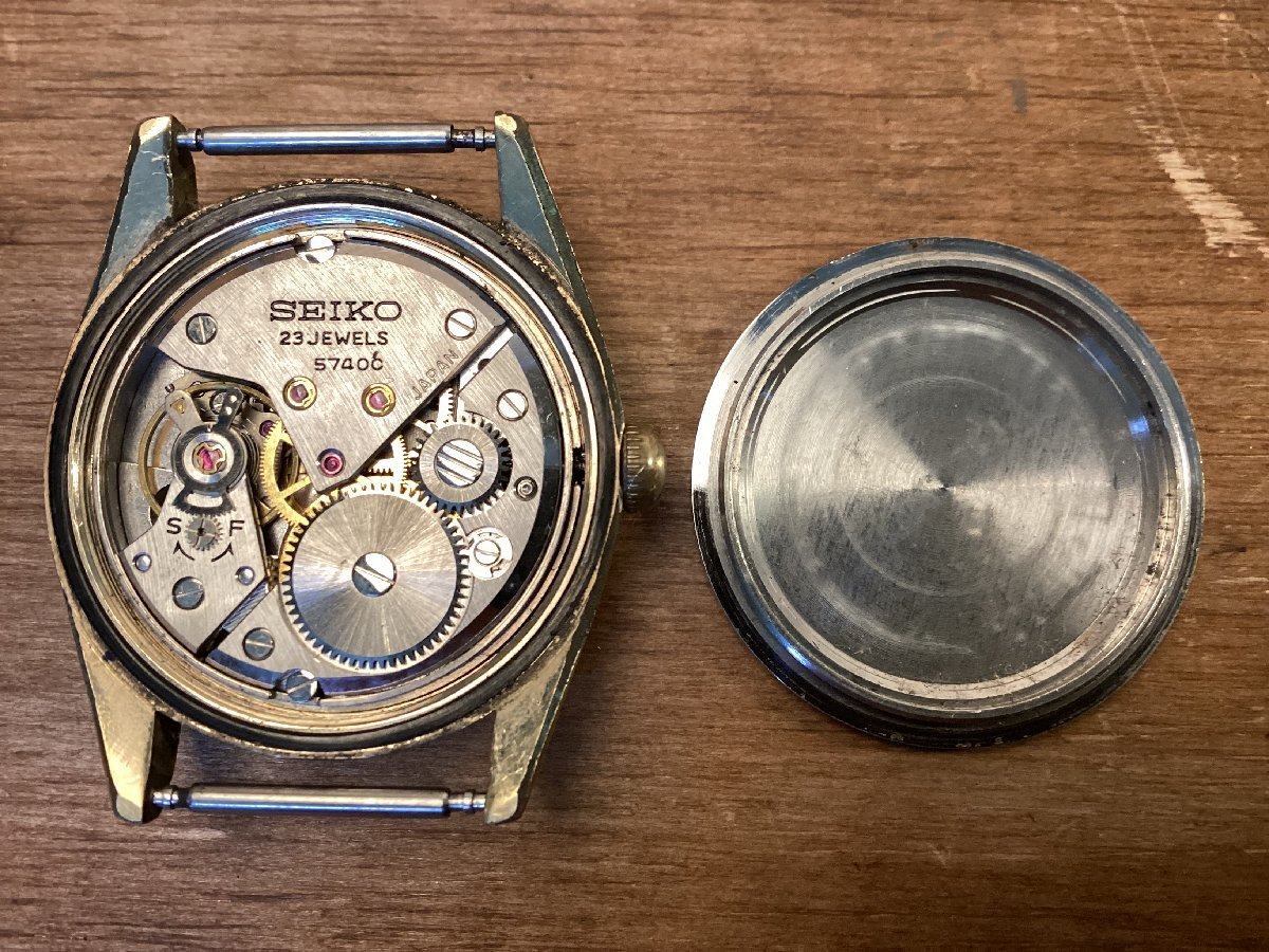 TT-1823■送料込■ SEIKO セイコー LORD MARVEL 36000 マーベル メンズ アナログ 手巻 腕時計 57410-8000 40g●ジャンク扱い/くGOら_画像9