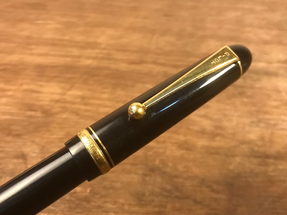 SS-2868■送料込■PILOT 万年筆 CUSTOM 74 14K 585 5 B ペン 文房具 筆記用具 事務 レトロ アンティーク 18g●インク切れ/くATら_画像3