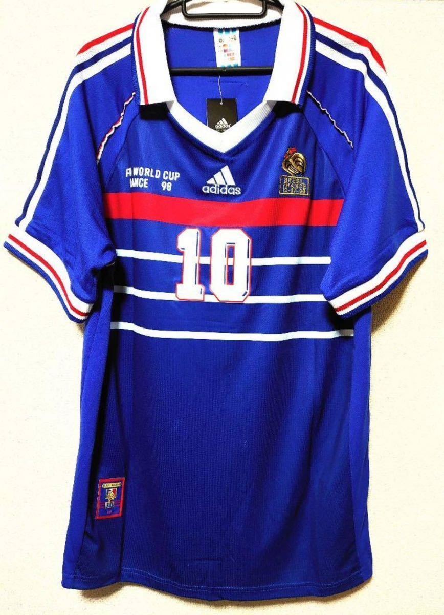 1998フランスWCファイナル フランス代表　ジダン ユニフォーム（H）_画像2