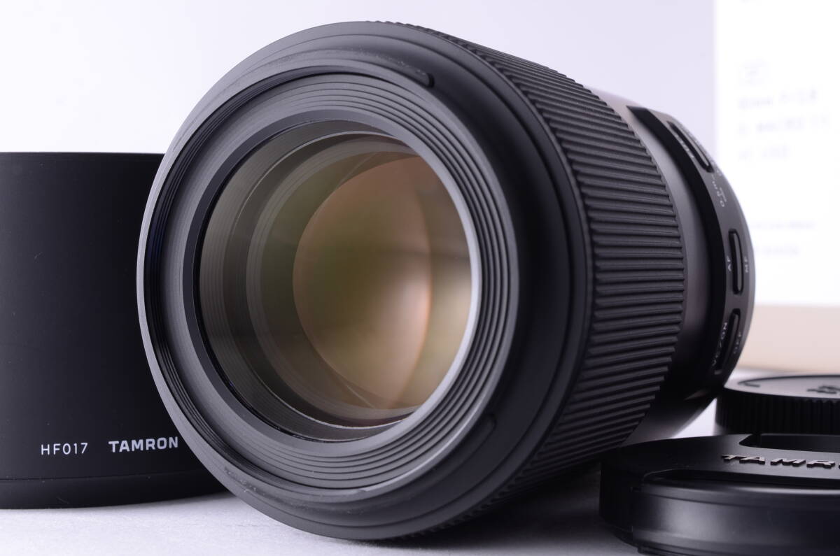 [新品同様, 元箱] TAMRON SP 90mm f/2.8 VC Di USD F017 AF Lens for Nikon タムロン 一眼レフ カメラ 単焦点 レンズ ニコン用 NL-00535_画像2