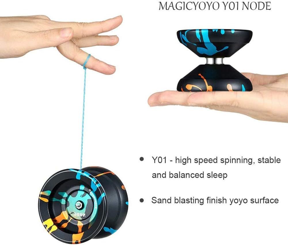 GoolRC ヨーヨー MAGIC YOYO Y01 プロフェッショナル 合金無反応ヨーヨー 10ボール ステンレス KKベアリンの画像4