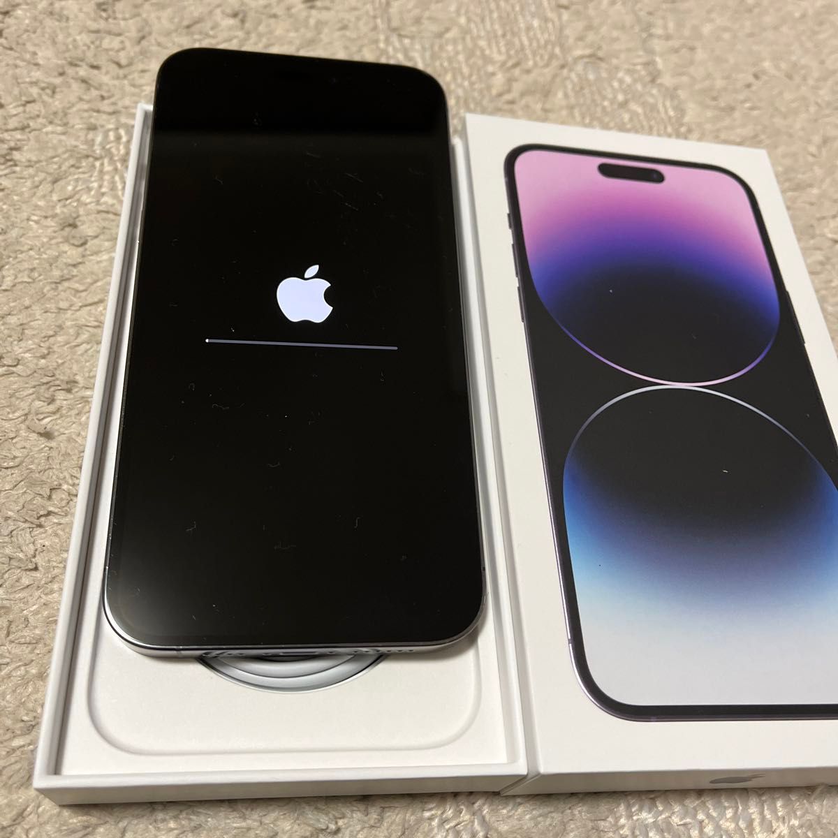 【週末特価】 Apple SIMフリー iPhone14Pro Max 128GB ディープパープル 3L314J/A デモ機