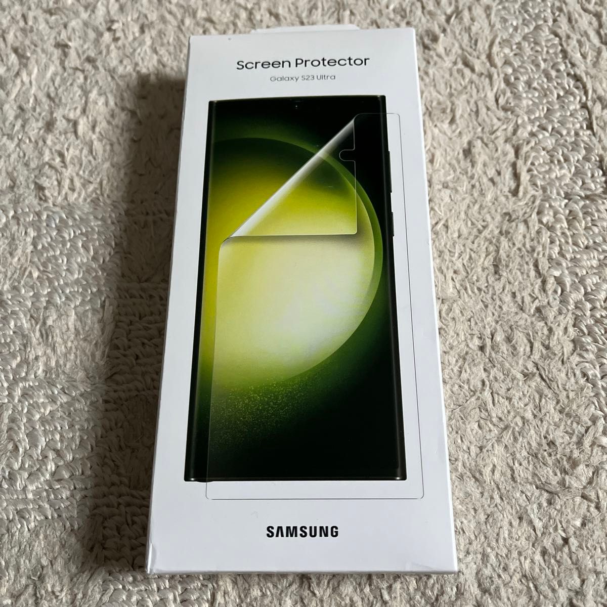 Samsung純正品 Galaxy S23 Ultra 純正保護フィルム2枚入超薄型 Samsung純正品 Galaxy S23 Ultra 純正保護フィルム2枚入超薄型