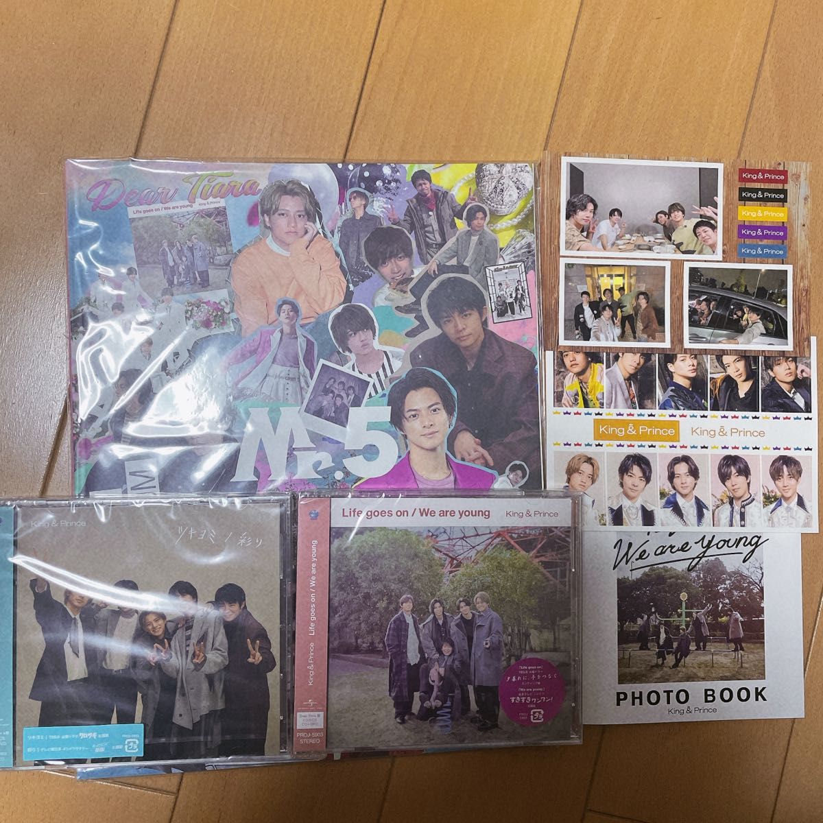 キンプリツキヨミ♡Life goes on♡Mr.5ティアラ盤 King & Prince キンプリ tiara盤 ティアラ盤 Mr.5 Life goes on