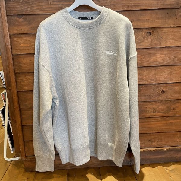 ノースフェイス The North Face NT62334 NEVER STOP ING Crew ネバーストップアイエヌジークルー Z ミックスグレー M 新品 未使用 正規品