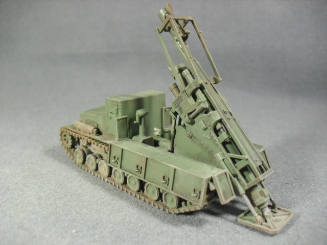 試製四式重迫撃砲ハト　1/72完成品　3Dプリンタ製_30㎝の大口径。