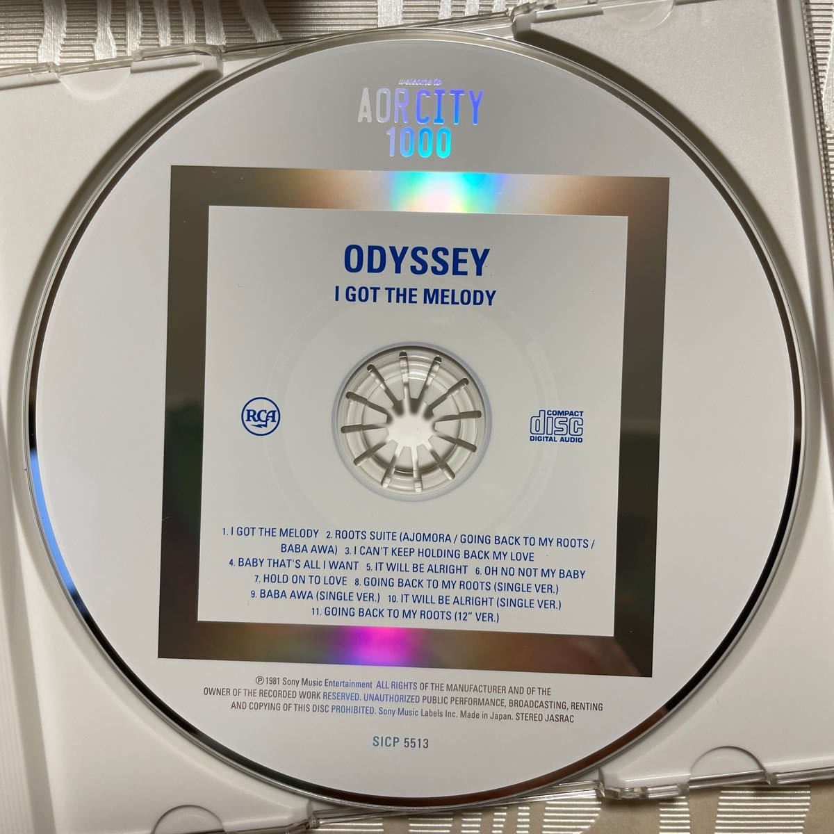 アイガットザメロディ CD オデッセイ　Odyssey _画像2