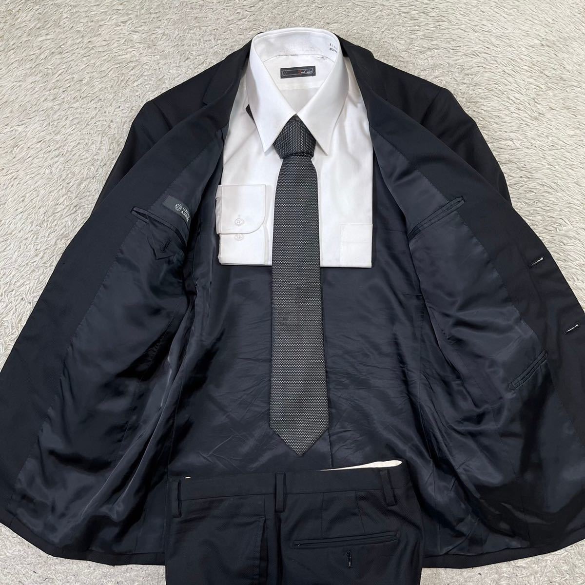 ユナイテッドアローズ【紳士の嗜み】UNITED ARROWS スーツ　セットアップ　テーラードジャケット　ブラック　黒　M位_画像5