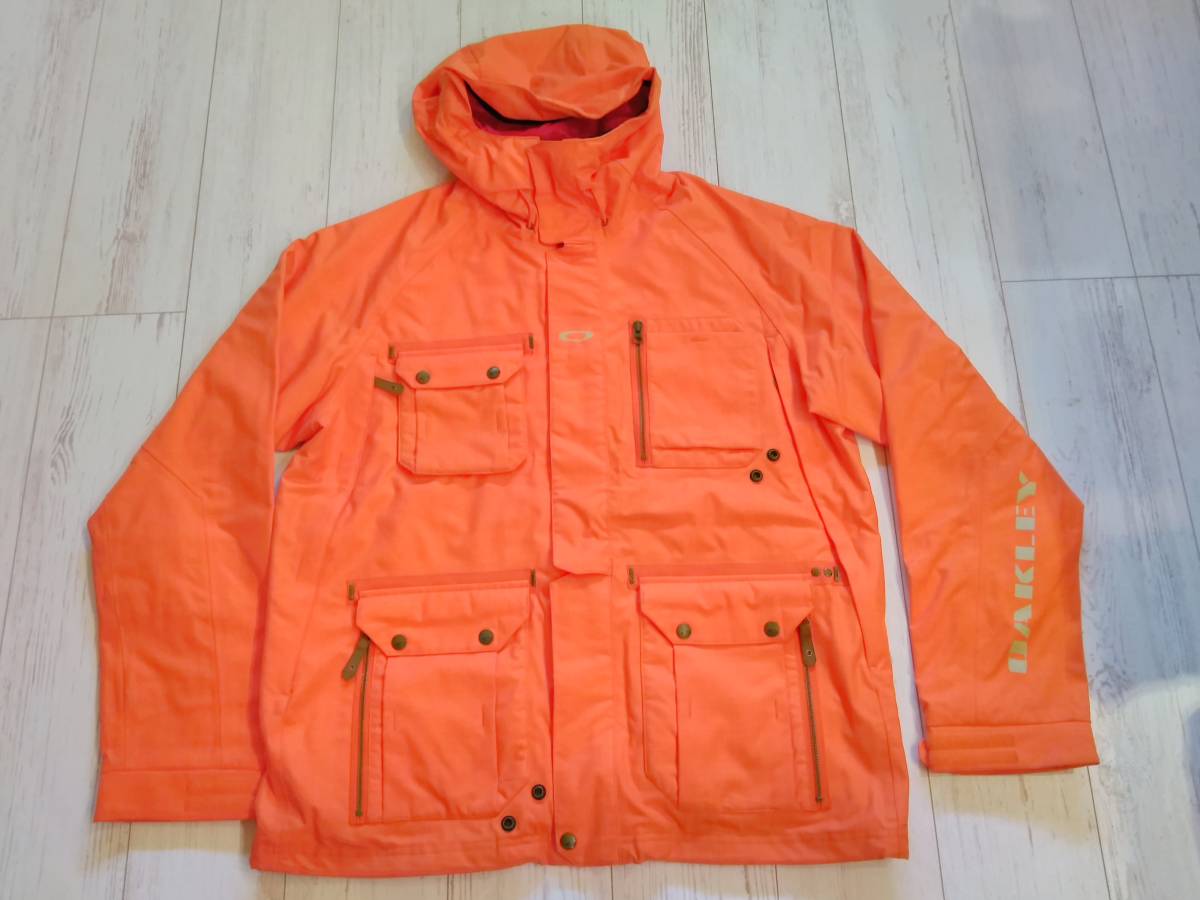 OAKLEY/オークリー　ジャケット　US/Sサイズ・日本サイズM相当　オレンジ　美品！　スノーウェア　スキーウェア　スノーボードウェア