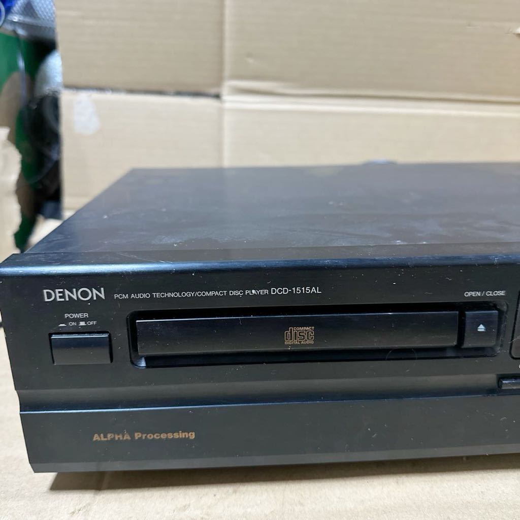 あ-4912）DENON DCD-1515AL デノン CDプレーヤー 通電ジャンク品の画像2