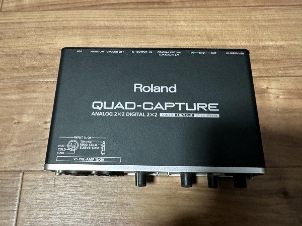 オーディオインターフェイス UA-55 Roland QUAD-CAPTURE 4in/4out 24bit 192KHz Win/Mac　送料無料