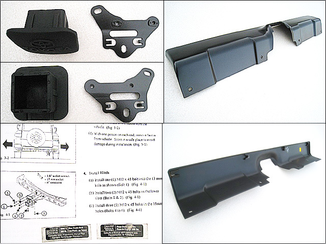 FJクルーザー/TOYOTA/GSJ15トヨタFJ-CRUISER純正USヒッチレシーバーKit黒色パネル/USDM北米仕様Trail.Teams.Editionトレイルチーム黒USA_画像3