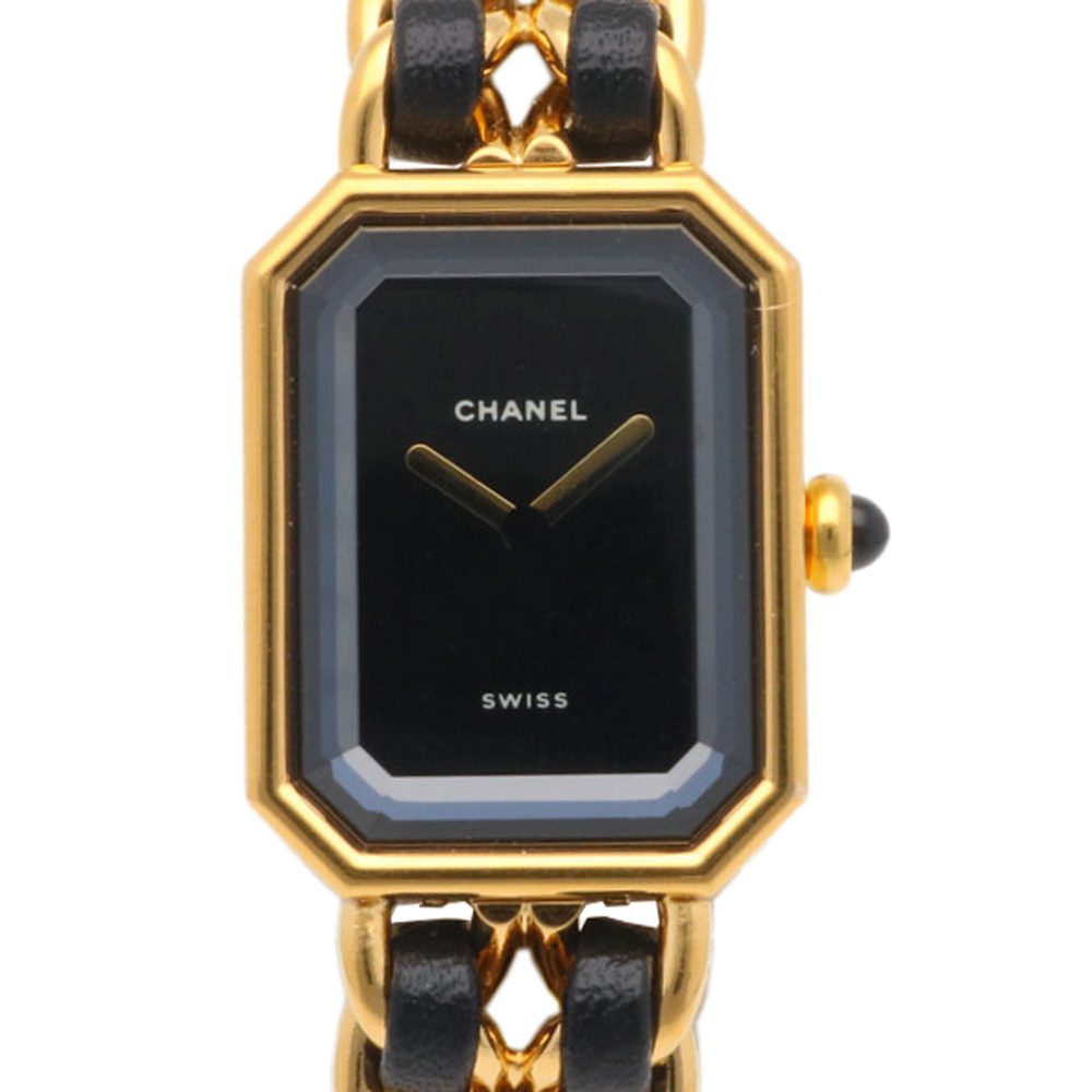 シャネル プルミエール L 腕時計 時計 GP H0001 クオーツ レディース 1年保証 CHANEL 中古