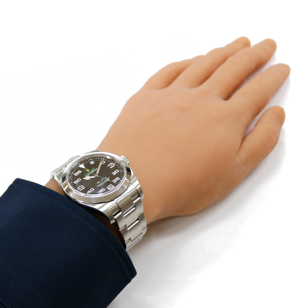 ロレックス エアキング SS 腕時計 ランダム アラビア数字 ギャランティ 116900 中古 美品 限界値下げ祭_画像2