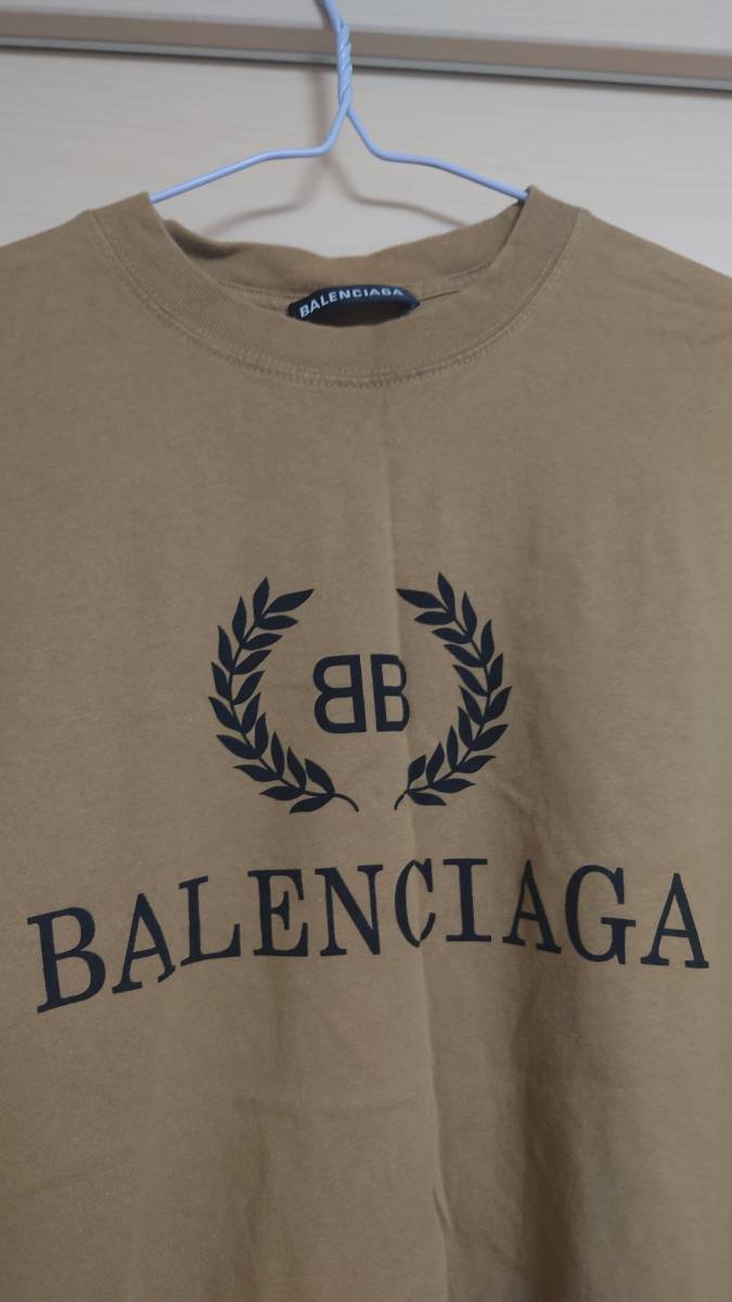 送料無料　バレンシアガ BBロゴ　Tシャツ　オーバーサイズ　　 S　_画像2