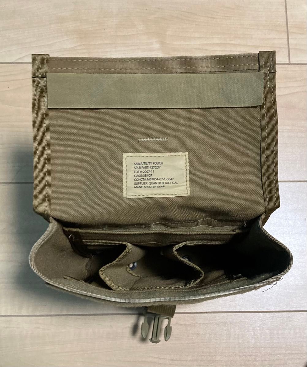 saw utility pouch 実物 カーキ アモポーチ