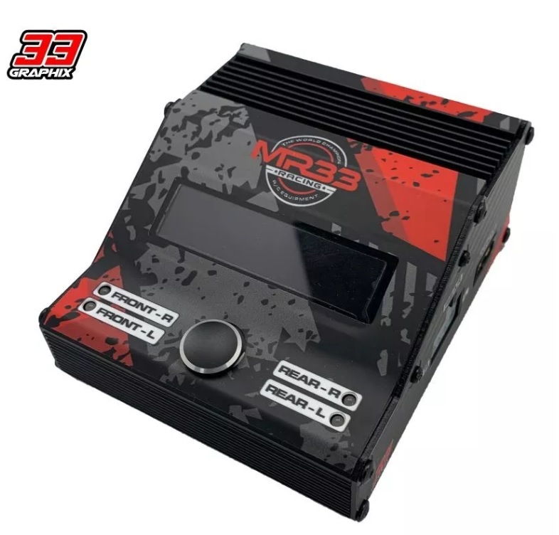 最新 マークライナート MR33 タイヤウォーマー（Gフォース、SKYRC）用 スキン Ver.33 Graphix 新品_参考画像です