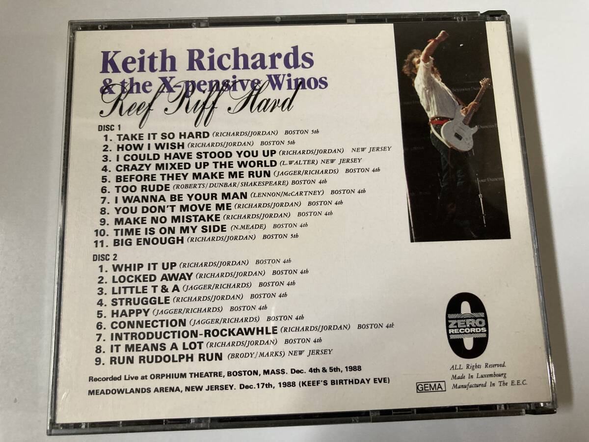 CD「KEEF RIFFHARD / KEITH RICHARDS＆The X-PENSIVE WINOS」２枚組_画像4