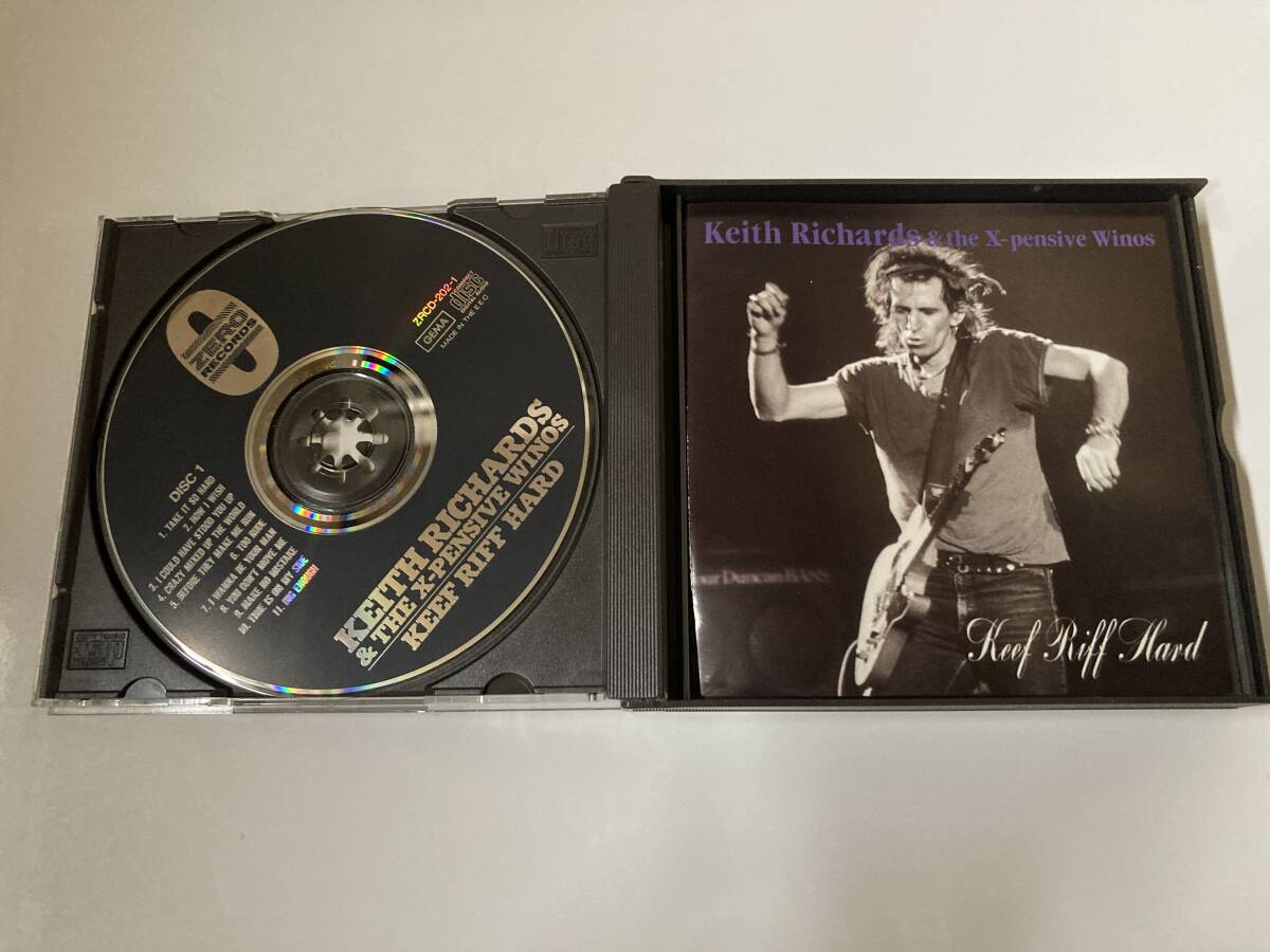 CD「KEEF RIFFHARD / KEITH RICHARDS＆The X-PENSIVE WINOS」２枚組_画像2