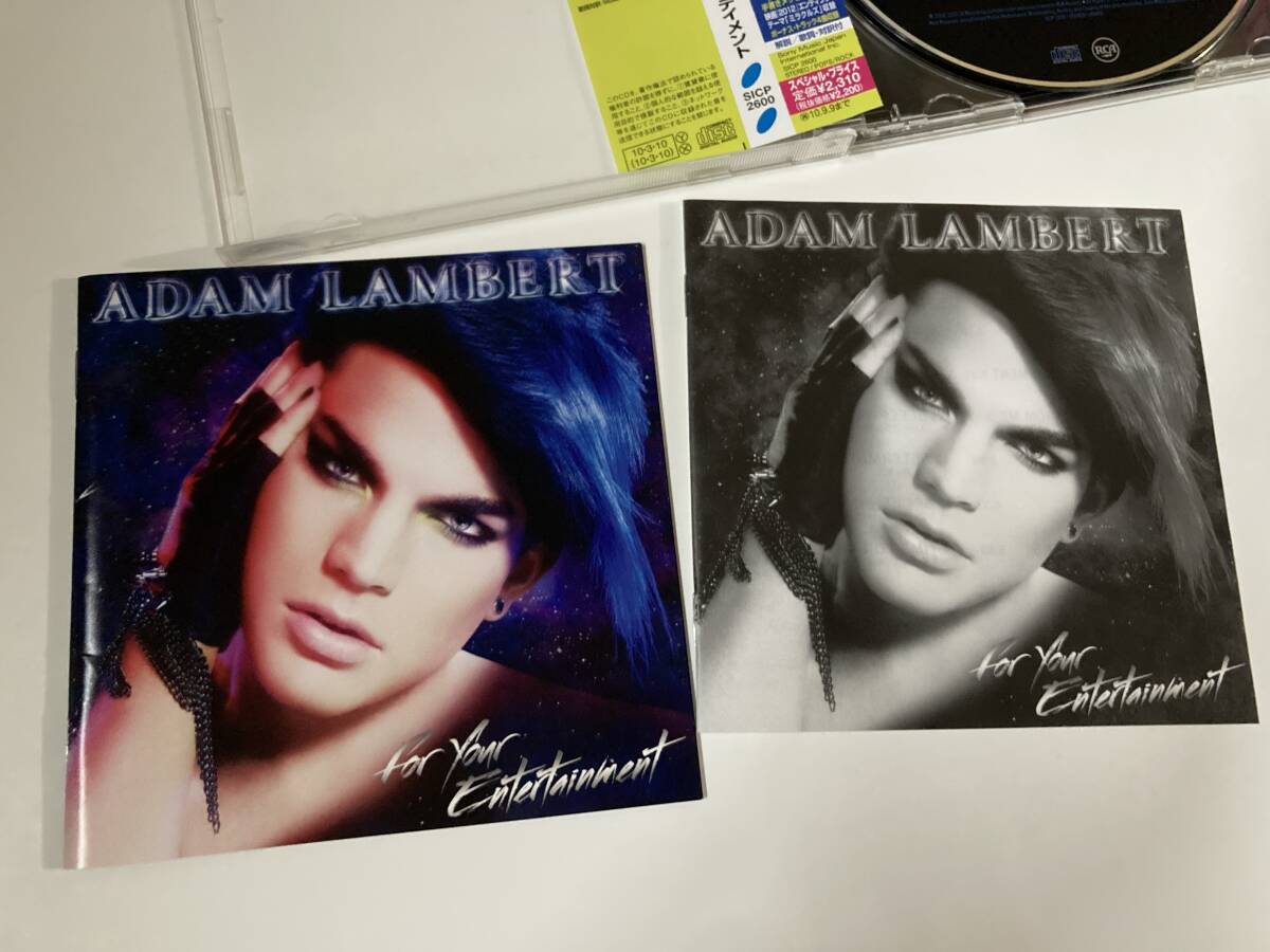 CD「アダム・ランバート / フォー・ユア・エンターテイメント」ADAM LAMBERT　FOR YOUR ENTERTAINMENT_画像3