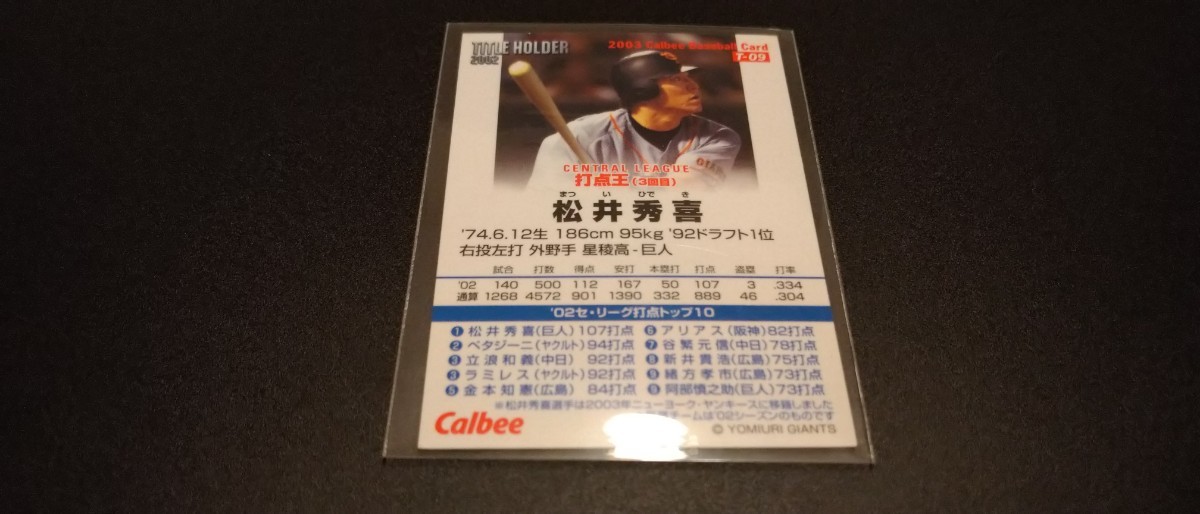 松井秀喜　巨人　スターカード　タイトル　プロ野球チップス　カルビー　検　BBM　epoch　WBC　OB　野球カード　プロ野球　Yankees　読売_画像2