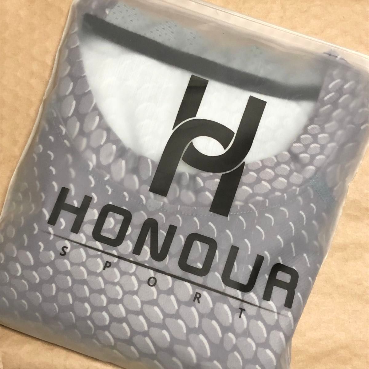 オナー / HONOUR メンズ スポーツシャツ コンプレッションウェア MA19 グレー XXL