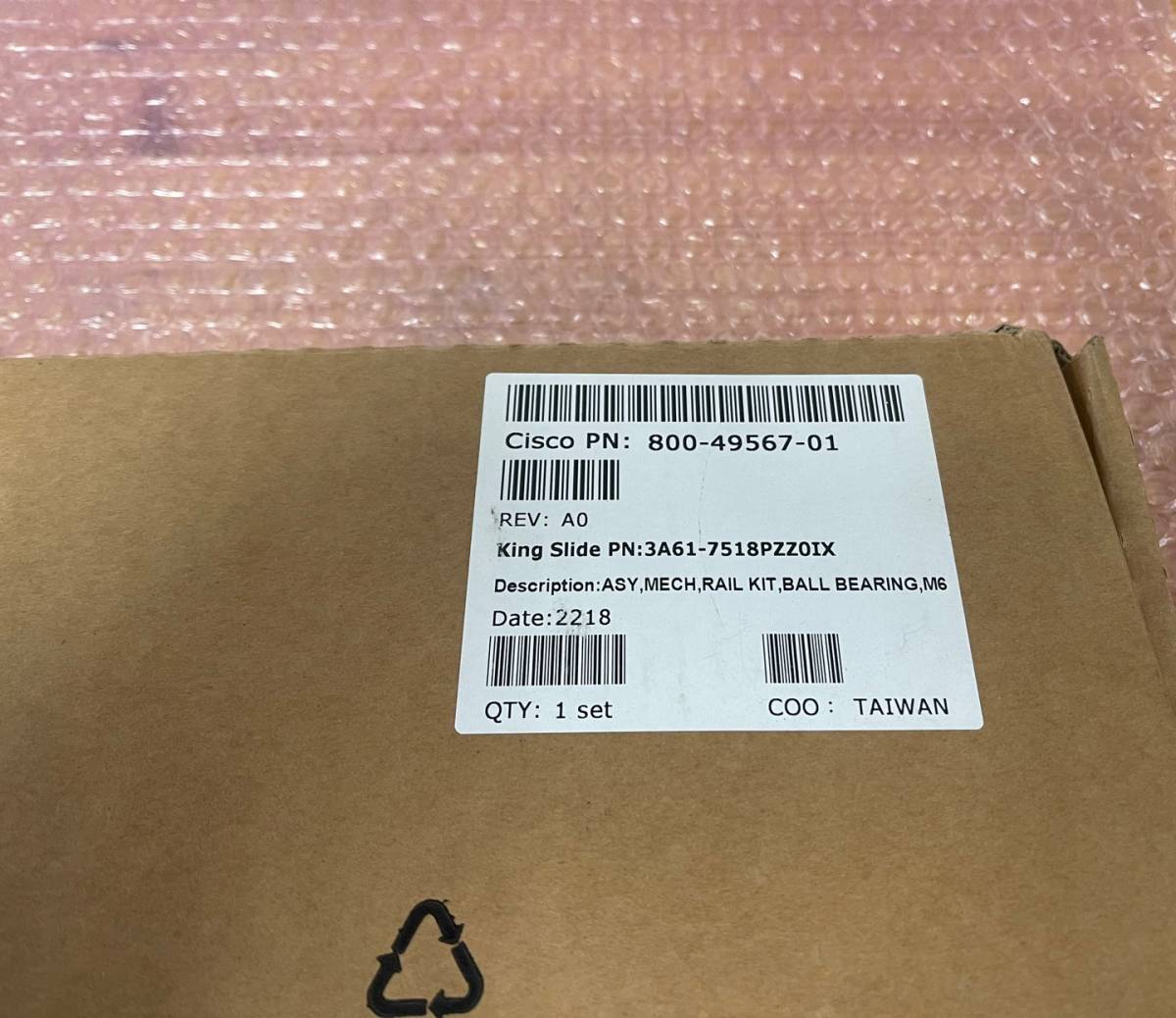 Cisco 800-43376-02 Ball Bearing Server Rail Kit C220 C240 M4 M5