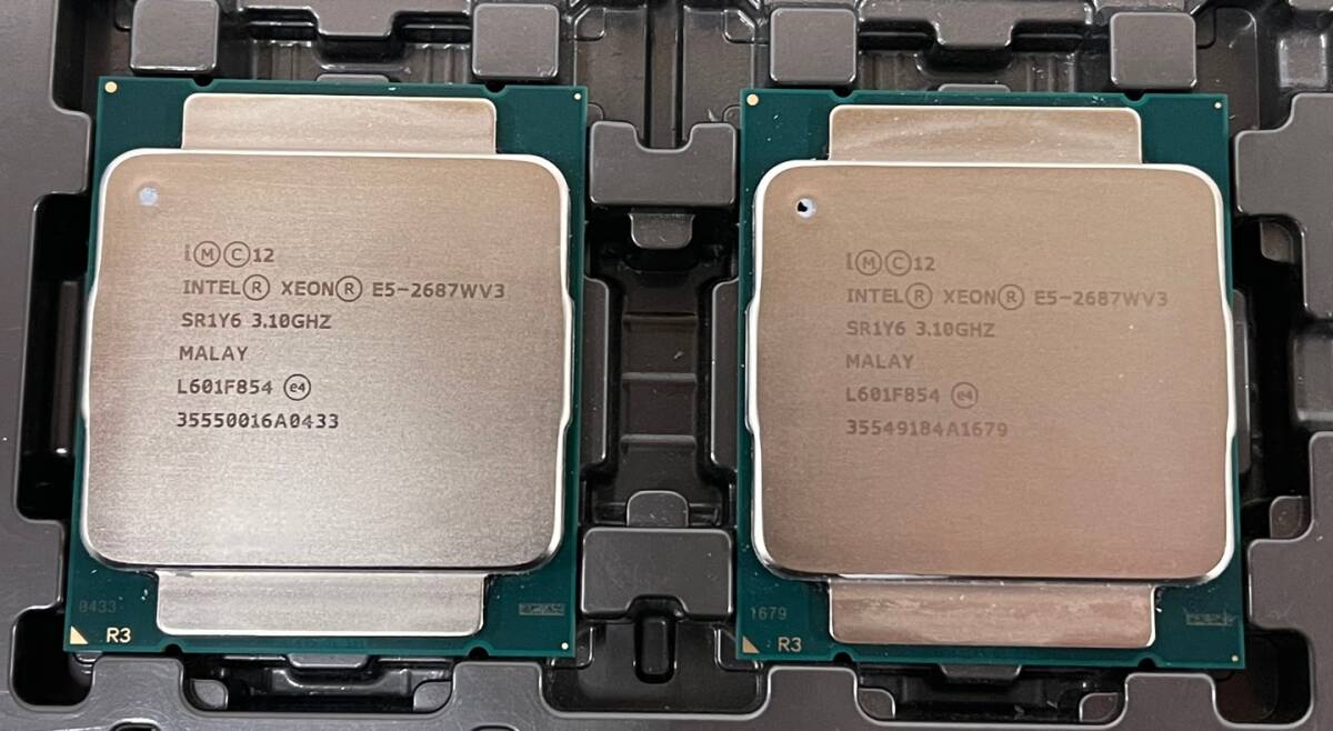 2 piece set same one Rod Intel Xeon E5-2687w V3 SR1Y6 10Core 3.1GHz CPU Processor