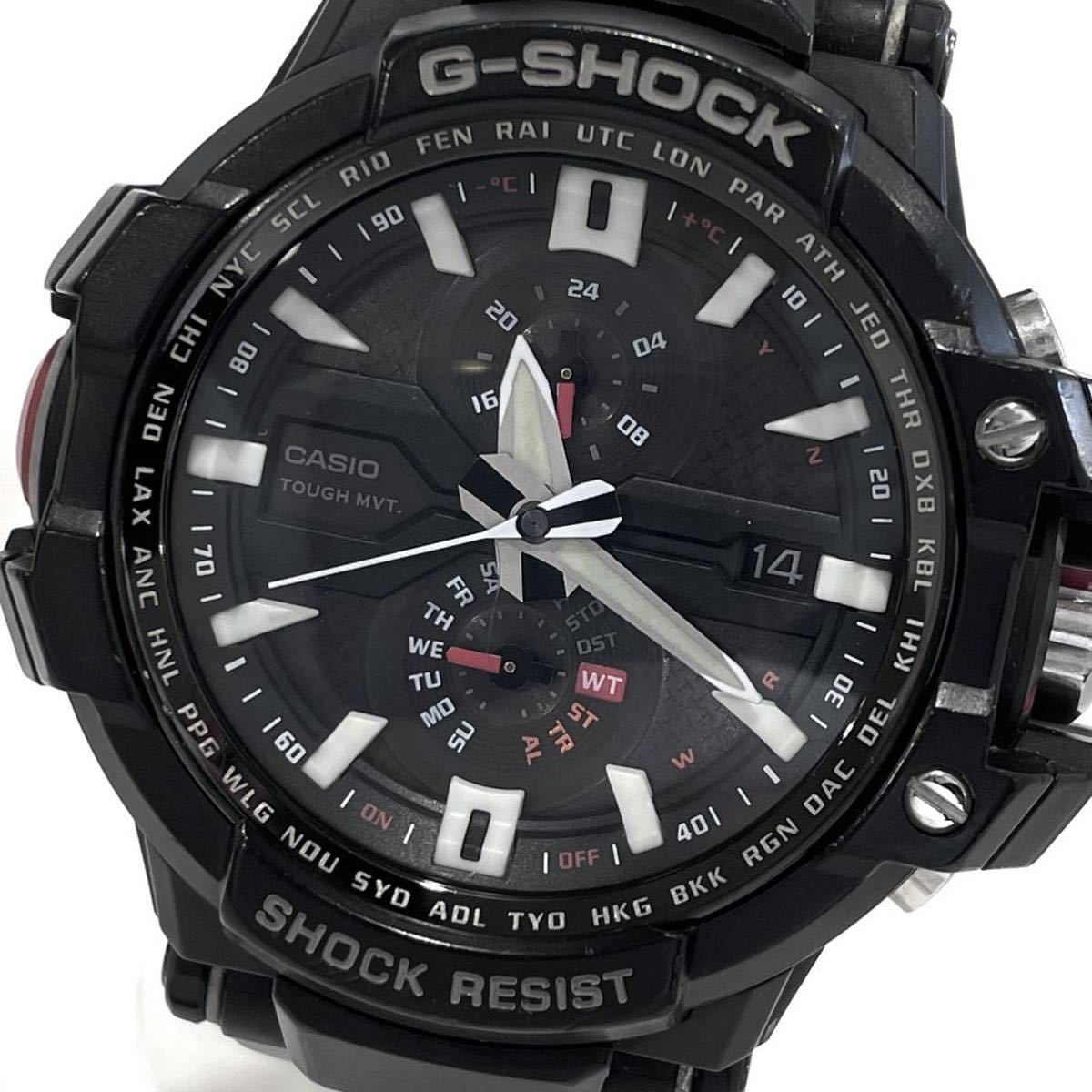 CASIO カシオ G-SHOCK G-ショック グラビティマスター スカイコックピット GW-A1000 腕時計 タフソーラー ステンレス ウレタン 送料無料の画像2