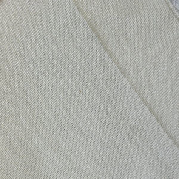 VINTAGE ヴィンテージ CHANEL シャネル リボン ココマーク ボタン コットン バイカラー 半袖 ニット セーター sweater 34 b7373_画像10