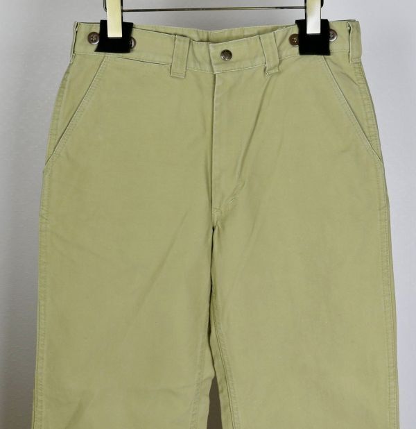 USA製 C.C.FILSON CO. フィルソン Style 79 single Tin Cloth Pants シングルティンクロス パンツ 33 b7357_画像2