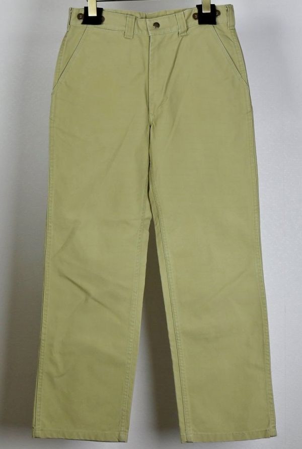 USA製 C.C.FILSON CO. フィルソン Style 79 single Tin Cloth Pants シングルティンクロス パンツ 33 b7357_画像1